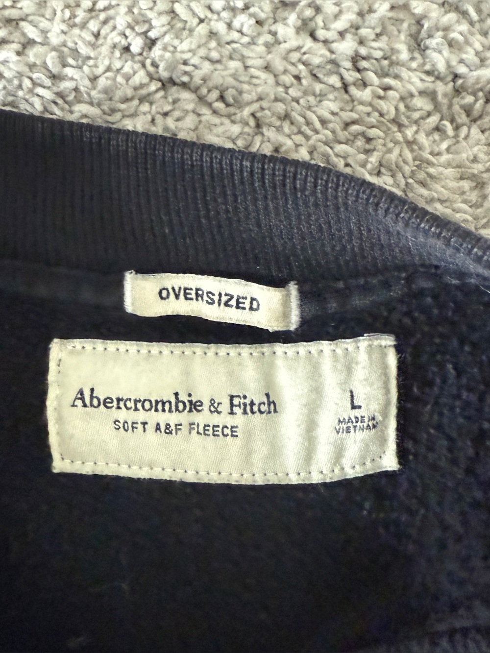 Abercrombie Soft AF Oversized Fleece Vintage Yellowstone Graphic Size Large - Picture 4 of 8